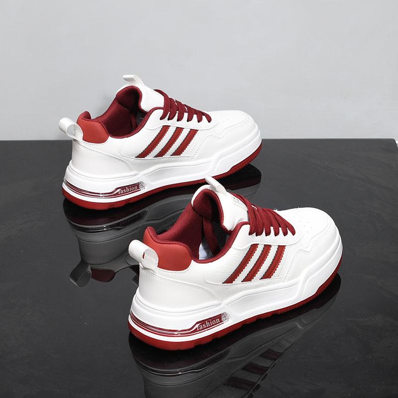 Spring and Summer Breathable New Casual Shoes Board Shoes Three Bars Classic Platform Shoes 2