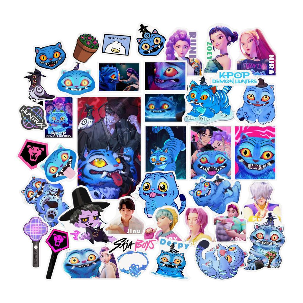 Cartoon Anime Sticker Pack For Laptop, Water Bottle, Skateboard, Luggage, And Journal Decoration