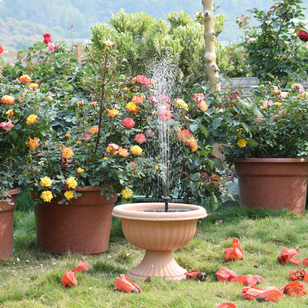 Automatic Solar Pond Fountain Circulator and Aerator for Outdoor Use