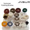 Jnsur Polerborstkit för Tandlaboratorium Keramik Porslin Slipning Nagellackstekniker Verktyg Tandläkare Konsthantverkare