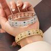 Cross-border European and American Zircon Bracelet Colorful Design Zirconium Inlaid Light Luxury Bracelet Colorful Bracelet