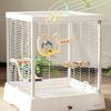 Parrot Perch Swing Parakeet Cage Accessories Natural Wood Perches Bird Swing For Climbing Grinding Parakeet Cockatiel Macaw