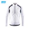 Men Women Quick Dry Cycling Jersey Long Sleeve Mountain Bike Top Breathable Half Zip Sportswear