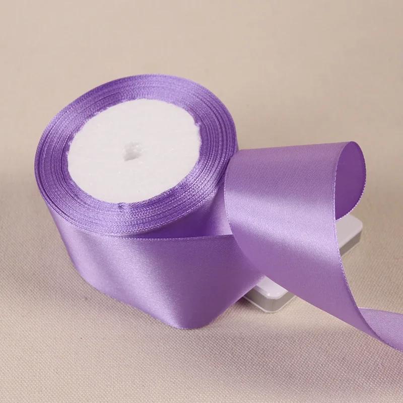 25Yards/Roll 6mm-50mm Ribbons DIY Bow Crafts Polyester Satin Ribbons Christmas Home Decor Accessories Tape Wedding Gift Wrapping