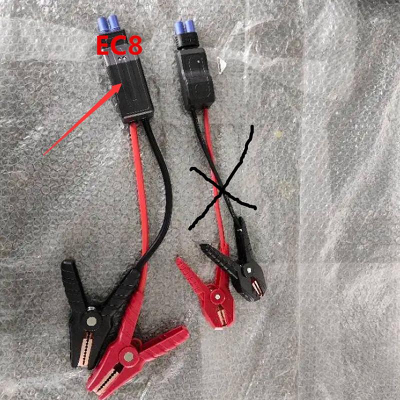 COSSIFTW 12V EC8 Jumper Cable Clamp Protections Smart Booster Jumper Cable Intelligent Alligator Clamps for