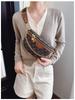 2025 Women's Versatile Chest Bag: Trendy Color Block Crossbody with Chain