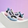 Anta Kids UFO 6.0 Trendy Versatile Air Cushion Shock Absorbing Durable Low Top Running Shoes Kids Sneaker Black White Blue 322435583-5
