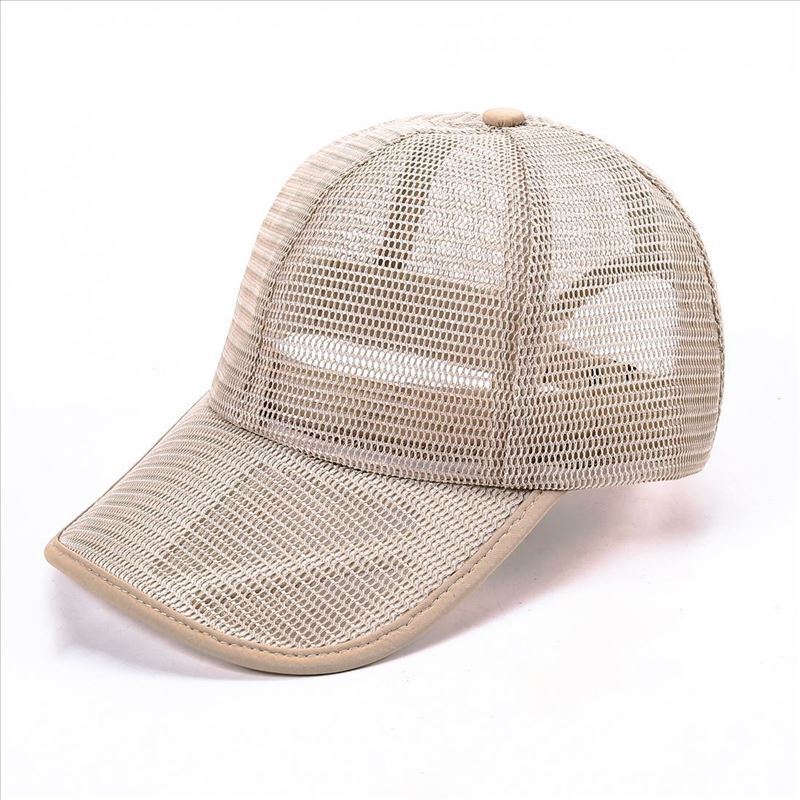 Small Head Mesh Cap Breathable Baseball Casual Fashion Trend Women's Hat Size Men's Solid Color Summer