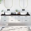 VidaXL Bathroom Countertop Dark Grey 200x60x4 Cm Treated Wood 3156271