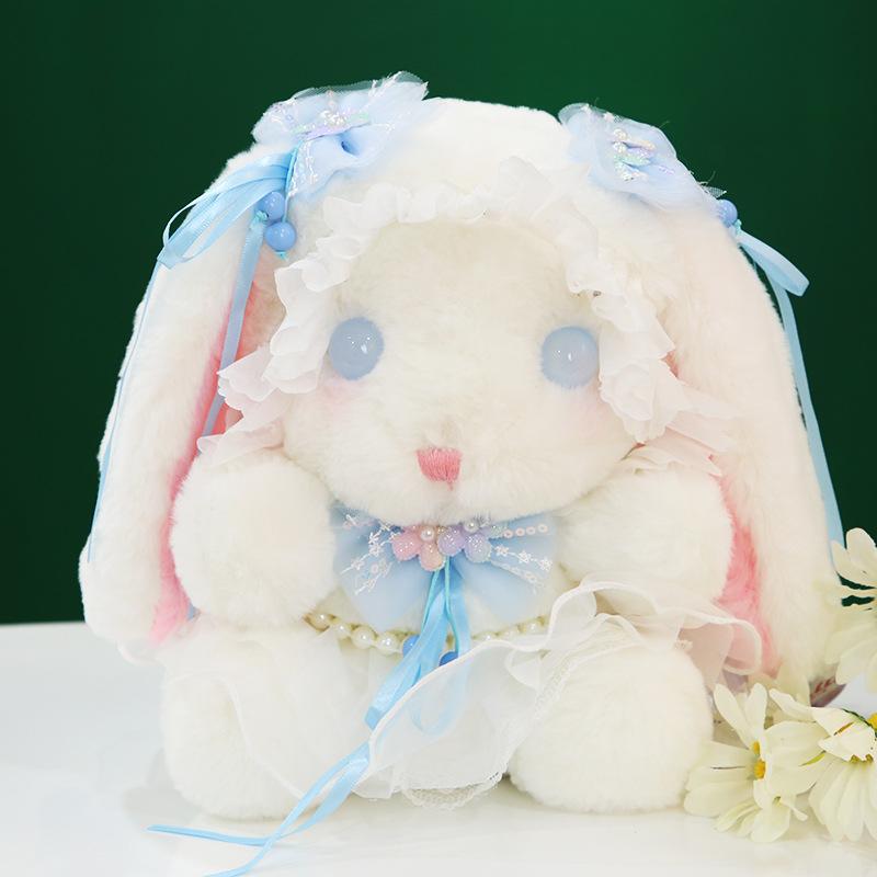 Rabbit Children Lolita Pendant Plush Toy Doll Keychain Pendant Pp Soft Cotton