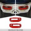 Car Front Fog Light Lamp Cover Trim For Dodge RAM 1500 -2024 Accessories Red
