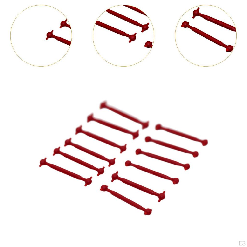 12 Items 1/87 HO Scale Shaft Connector for Model Railways, Train Accessories