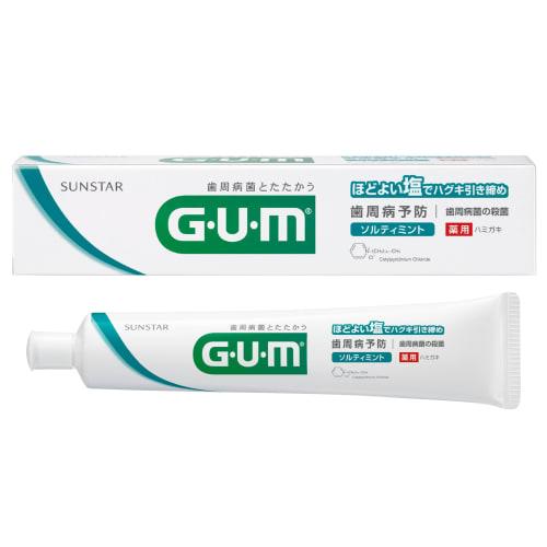 

GUM Medicated Salt Toothpaste, Salty Mint, Boxed, Spicy Mint Type, 150g