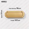 NAIERDI 5 Pieces Concealed Flat Furniture Handle Black Invisible Cabinet Pulls Aluminum Alloy Wardrobe Door Handles