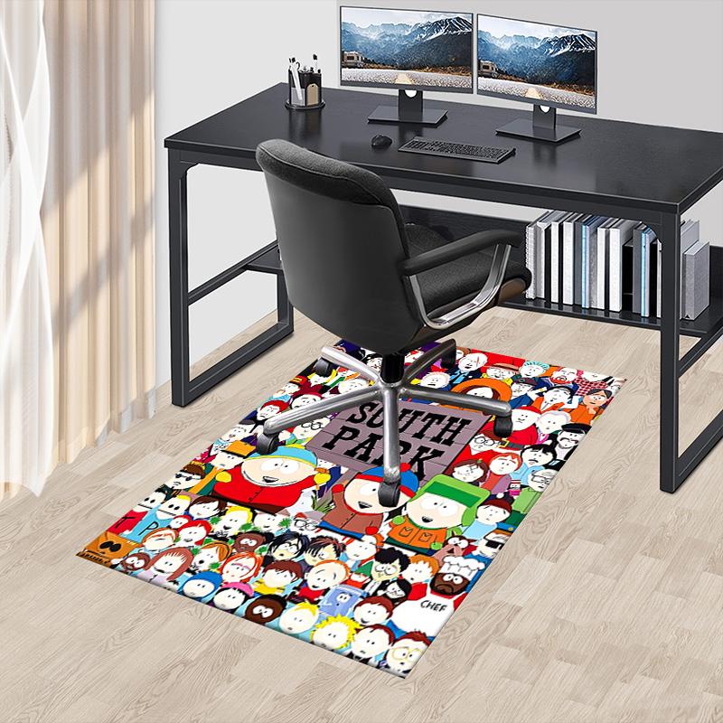 South Park Characters Carpet For Playroom Bedroom Living Room Sofa Home Decorkids Game Area Rug Nonslip Floor Mat