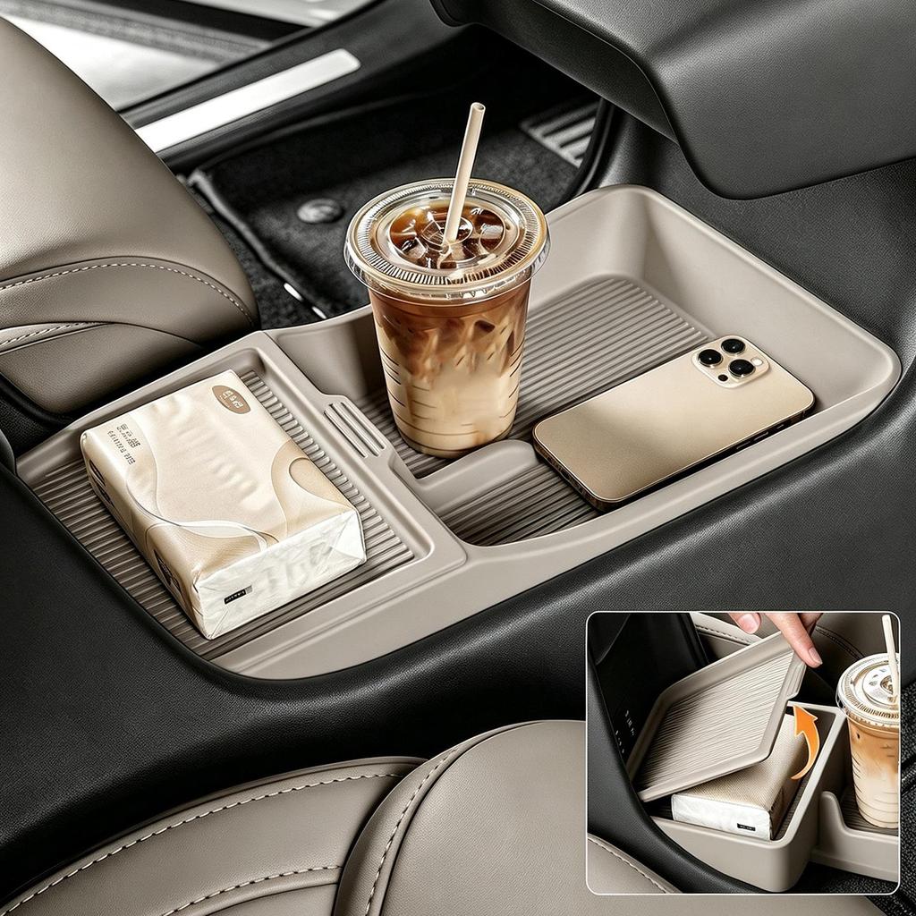 Volvo XC70 Center Console Silicone Organizer Mat