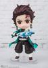 TAMASHII NATIONS Figuarts Mini Demon Slayer: Kimetsu No Yaiba Tanjiro Kamado Water Breathing, Approximately 90mm, PVC & ABS Painted Action Figure