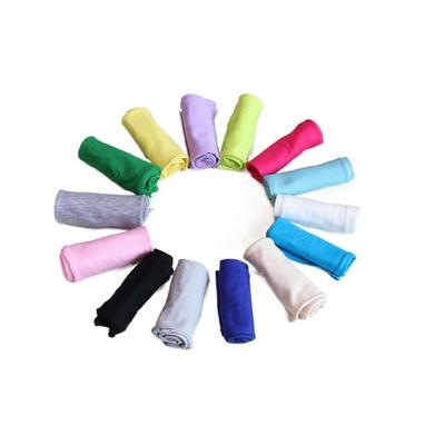 Fashion Elastic Sunshade Cloth Solid Color Summer Fingerless Gloves Sunscreen Gloves Half-finger Gloves Driving Mittens