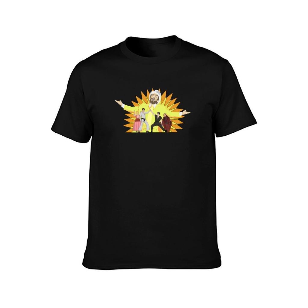 Gang Design TShirt Simple Casual Short Sleeve Cotton TShirt