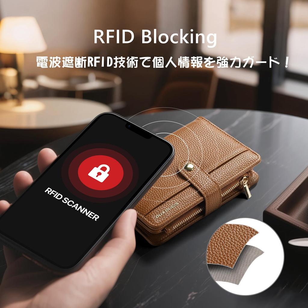 OWLGuardian Paszport Duży Składany Slim RFID AirTag Przechowywanie Paszportu Zapinana na Zamek Kieszeń na Monety Odpinana Regulowana Szyja Idealny na Zagraniczne Podróże Służbowe i