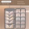 Hanging Storage Bag Double Sided Organizer for Underwear Socks Space Saving Closet Dorm Must Have Storage Solution Multipurpose