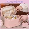 Pu Material Travel Cosmetic Bag With Waterproof Design For Daily Use And Storage