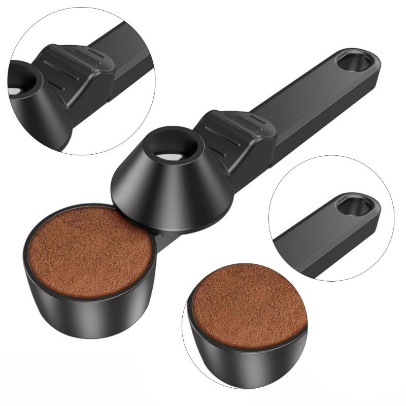 Reusable Coffee Scoops And Funnel Set 2 Tbsp Measuring Tool For Ground Coffee Protein Powder Leak Proof Ergonomic Designs