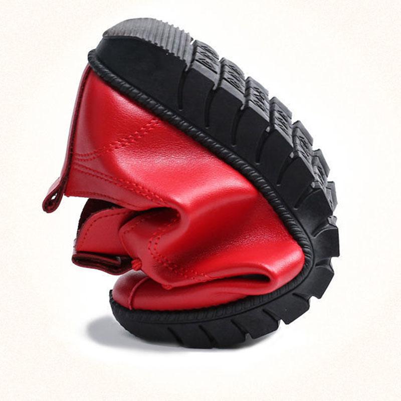 Kvinner Leiligheter Mote Kvinner Skinnsko Plus Size Damesko Uformell Slip On Nurse Dame Loafers