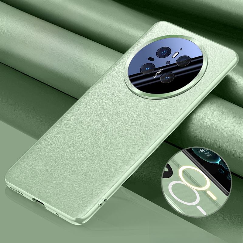 

Чехол для телефона Huawei Mate70 Магнитный объектив Полная упаковка M70pro Противоударный Бизнес Кожаный чехол HUAWEI Huawei Mate 70