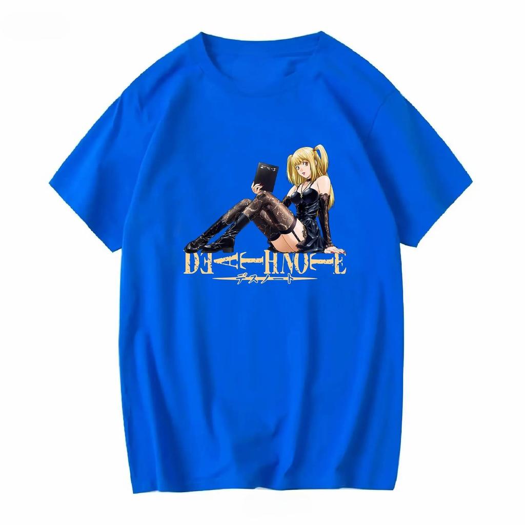 2026 Death Note Misa Book Black T Shirt SHONEN JUMP Vintage Washed Designer Clothes Casual Unisex Top for Everyday Wear Streetwear
