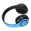 Kabelloses Headset Stereo Geräuschunterdrückung Faltbarer Bluetooth-Kopfhörer für Handy PC Reise Spiel Blau Schwarz