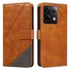 For Xiaomi Poco X6 5G/Redmi Note 13 Pro 5G Case Protective Geometric Line Leather Phone Cover