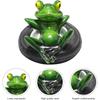 Floating Frog Decoration Figurines Resin Crafts Decorative Ornaments Animal Statue Figure for Home Garden Pool Pond Christmas