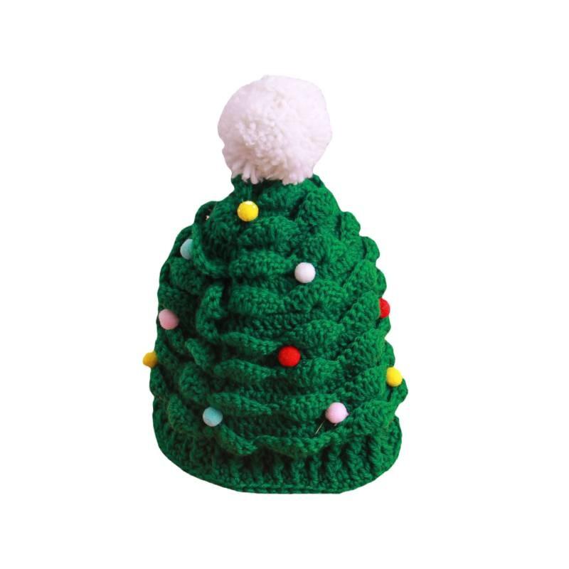 Knitted Winter Christmas Christmas Tree Hat Winter Keeping Warm Xmas Supplies