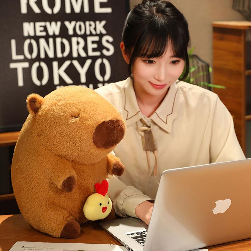 Kapibara Doll Plush Toy Chick Water Guinea Pig Doll Throw Pillow Doll Ugly Gift For Girls