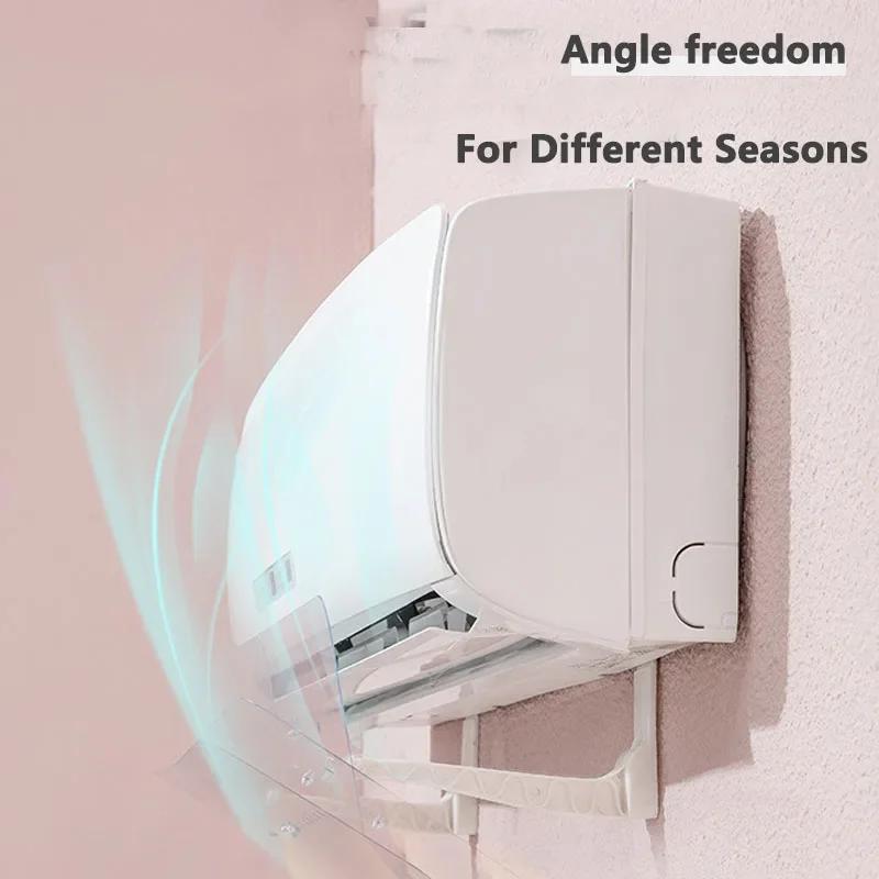 Transparent Air Conditioner Wind Deflector Anti-Direct Blowing Windshield Cold Air Deflector Purification Wind Outlet Baffle