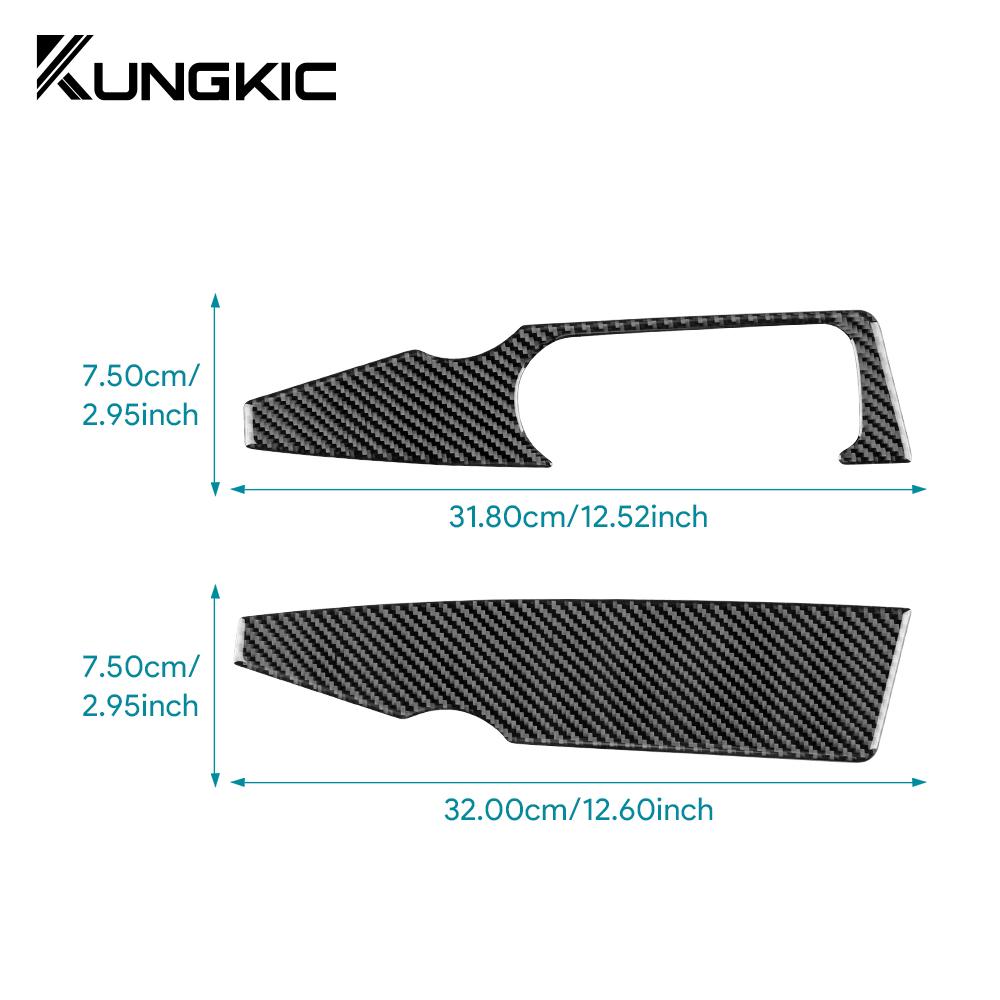 Real Soft Carbon Fiber Sticker For Renault Clio 3 2006 2007 2008 2009 2010 2011 2012 Car CD AC Panel Interior Accessories