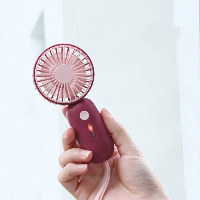 Mini Fan Cool Wind Summer Artifact 500mAh Portable Fan Outdoor Handheld Fan