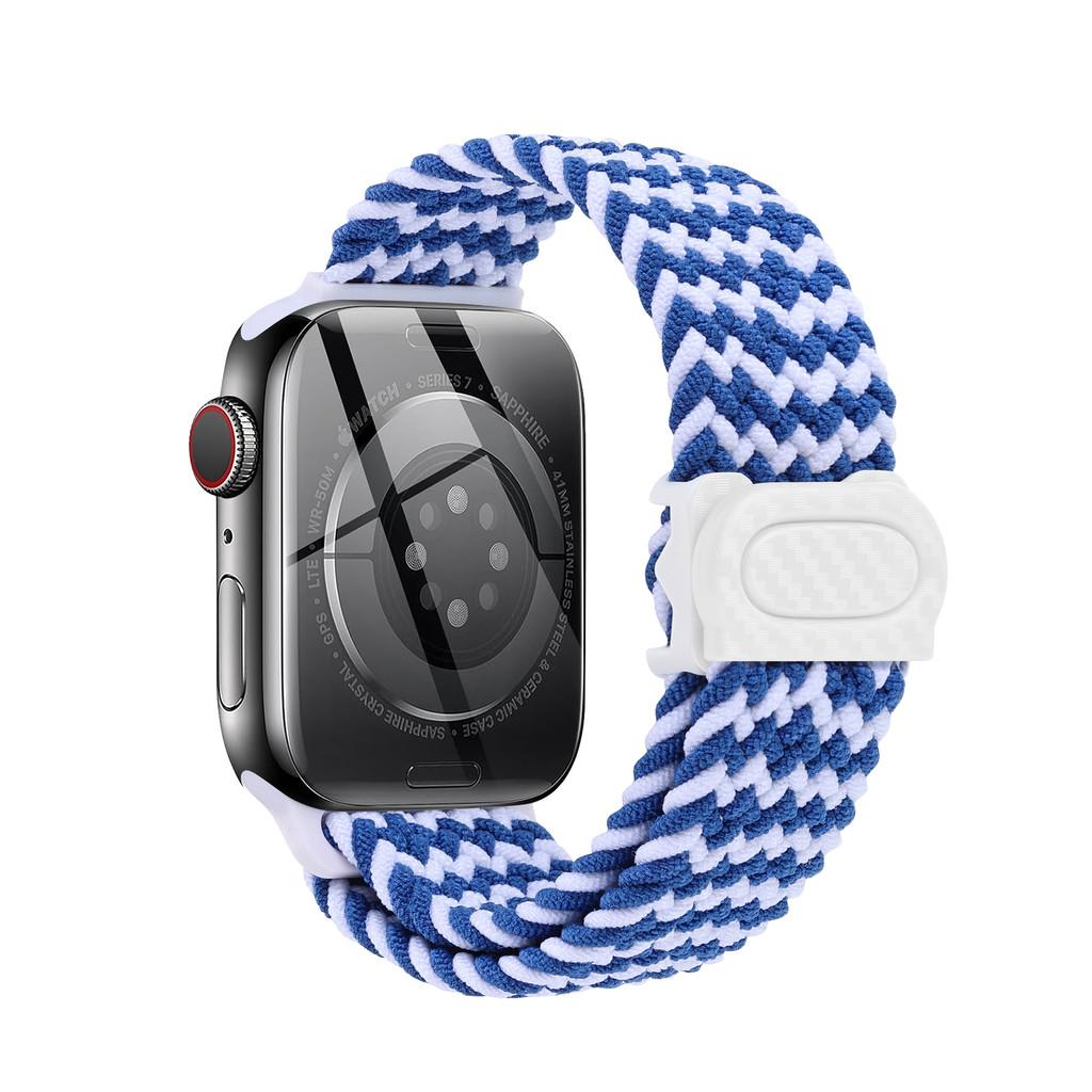 Strap For Apple watch band 44mm 42mm 40mm 45mm 46mm 41mm 49mm Braided Solo Correa Bracelet iWatch 11 10 9 8  7 6 5 4 se Ultra3