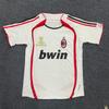AC Milan Retro Away Jersey #22 Kaka, Champions League, Pirlo, Short Sleeve Football Kit (0607)