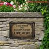 PUREHOPE Funny Metal Sign  Grumpy Old Man  Nice Woman Rustic Wall Decor for Living Room