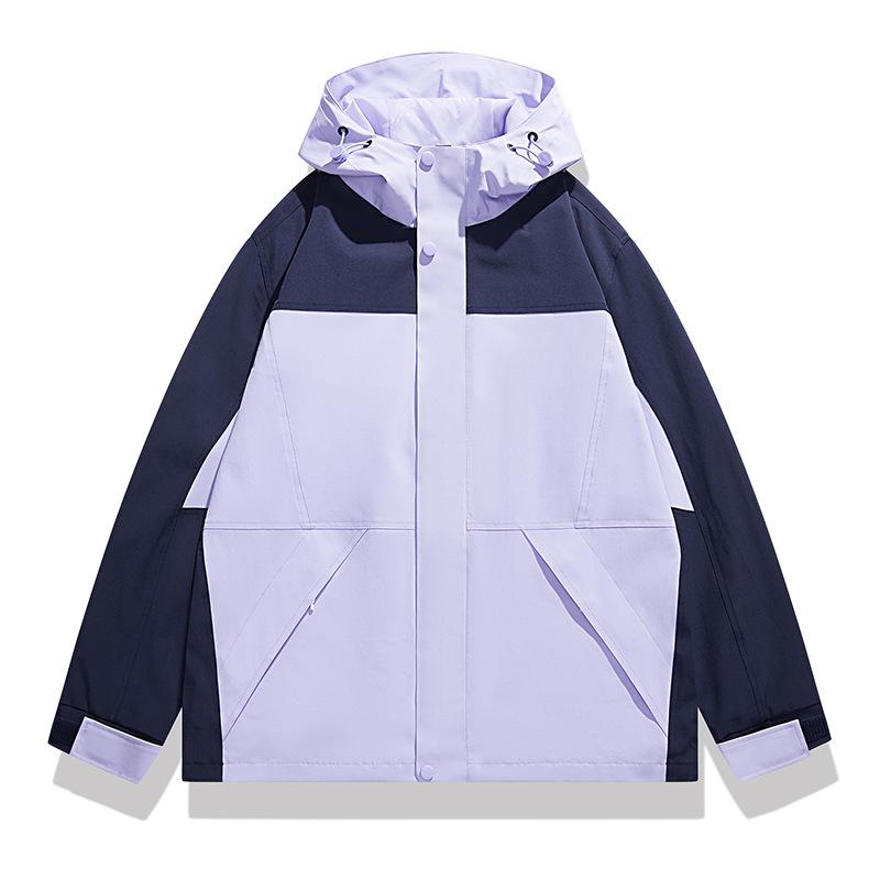 

Куртка 3-в-1, Весенне-осенняя мужская и женская трехзащитная куртка с капюшоном для пары 4XL