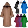 Wars Star Jedi Warrior Hooded Cloak Cape Robe Costume Cosplay Halloween Party