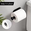 Matte Black 304 Stainless Steel Wall Mounted Paper Towel Holder Kitchen & Bathroom Tissue Dispenser