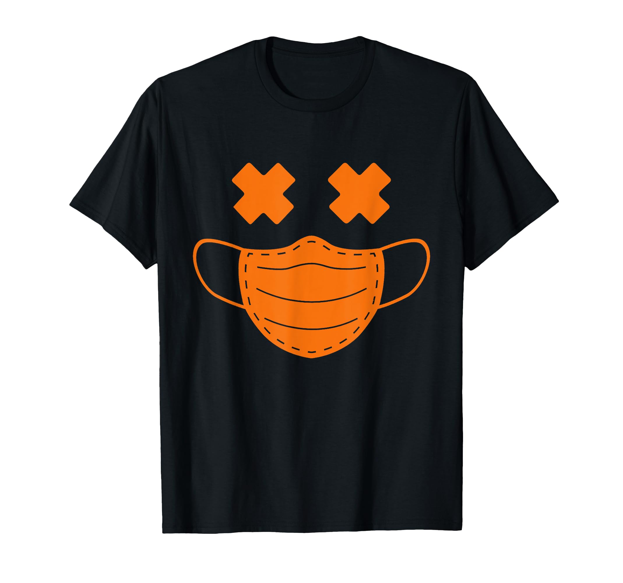 Halloween Jack O Lantern Pumpkin with Mask Halloween Costume T-Shirt