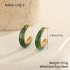 Color Retro Amber Resin K Gold Earrings French Light Luxury ins Premium Maillard Stud Earrings Women