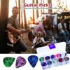 30Pcs Boxed 0.46mm Guitar Picks, Random Cartoon Pattern ABS SLL Picks, for Guitar, Ukulele, Bass, ZSY