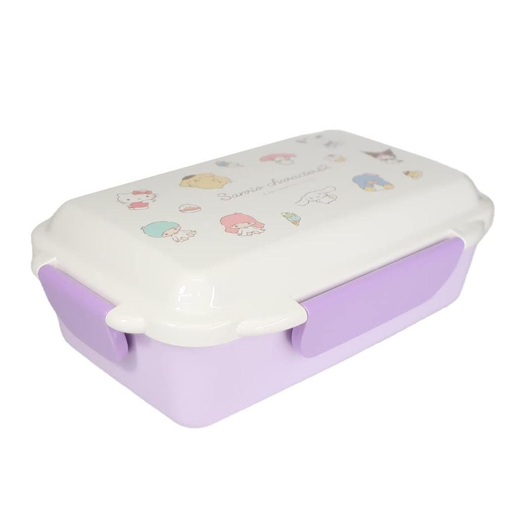 Kamio Japan Sanrio Characters Locking Lunch Box 4-Point Single-Tier [010542]