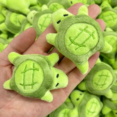 Cartoon Creative Turtle Plush Keychain Kawaii Mini Animal Purse Pendant Cute Plushie Doll Backpack Decoration Christmas Gifts