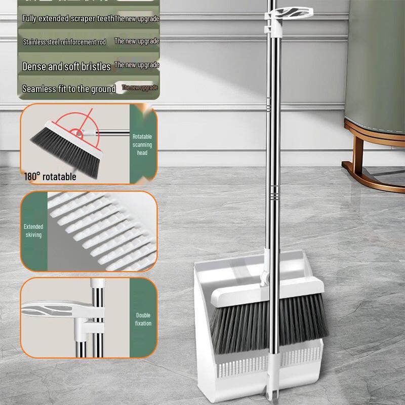 Yunpo Folding Broom and Dustpan Set